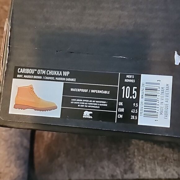 Men's Sorel Caribou OTM CHUKKA WP SIZE 10.5 NWT - Picture 8 of 8
